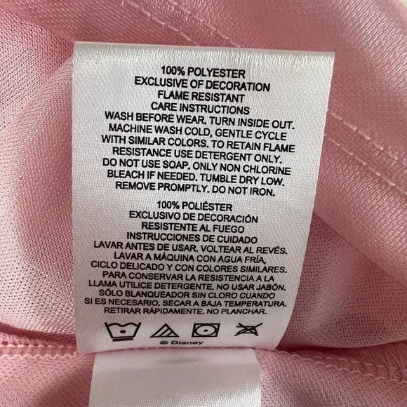 👑 Disney Princess Pink Tulle Dress Girls 5T NWOT Cinderella Belle Ariel - Picture 7 of 7